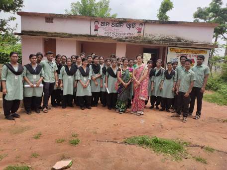 STUDENTS VISIT ANGANWADI CENTRE IN RURAL AREA STUDENTS VISIT ANGANWADI CENTRE IN RURAL AREA