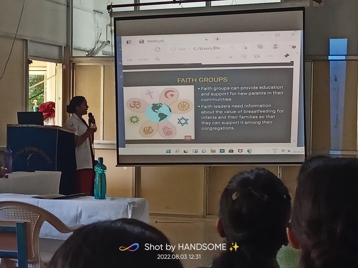 SEMINAR ON INTERNATIONAL BREASTFEEDING WEEK 2022 SEMINAR ON INTERNATIONAL BREASTFEEDING WEEK 2022