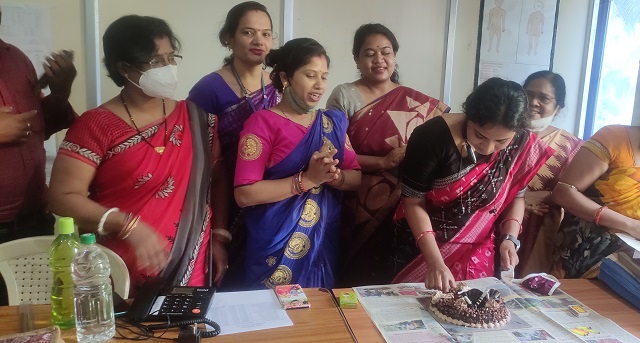 BIRTHDAY CELEBRATION OF SEPHALI MAM ON 17/08/21 BIRTHDAY CELEBRATION OF SEPHALI MAM ON 17/08/21